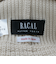 ＜Racal＞ イヤーパッド ニット バケットハット