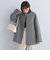 SENTDALE WOOL セントデールウール ノーカラー ミドル コート