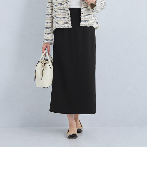 ソフト ジョーゼット タイト スカート -マシンウォッシャブル