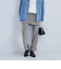 ニットライク リブ スカート パンツ