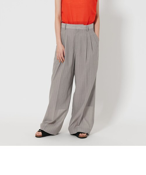 コットンシアーストライプ タックパンツ｜ユナイテッドアローズ  