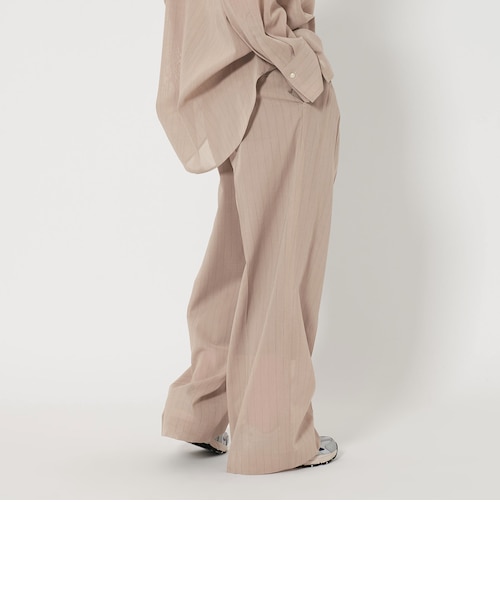 コットンシアーストライプ タックパンツ｜ユナイテッドアローズ  