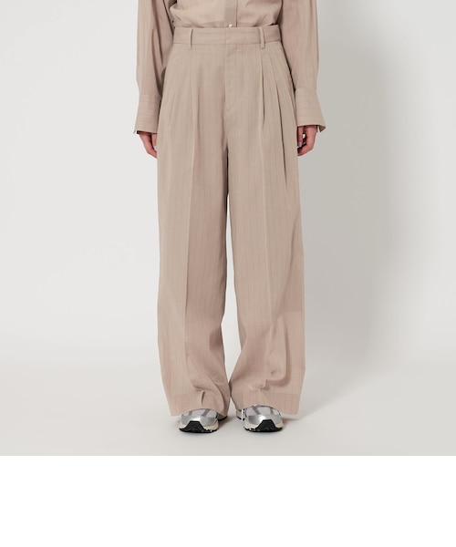 コットンシアーストライプ タックパンツ｜ユナイテッドアローズ  