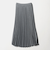 ツイードライク プリーツスカート ＜A DAY IN THE LIFE＞