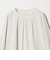 ジョーゼット タックブラウス 9分袖＜A DAY IN THE LIFE＞