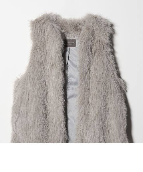 フェイクファーベスト ＜A DAY IN THE LIFE＞｜ユナイテッドアローズ