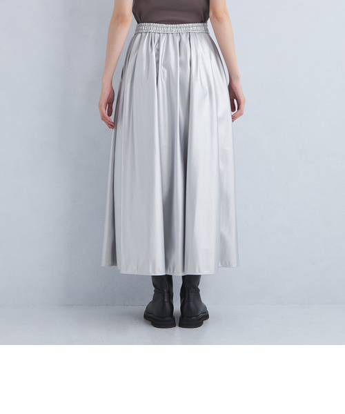 レザーライク ギャザー スカート｜ユナイテッドアローズ アウトレット