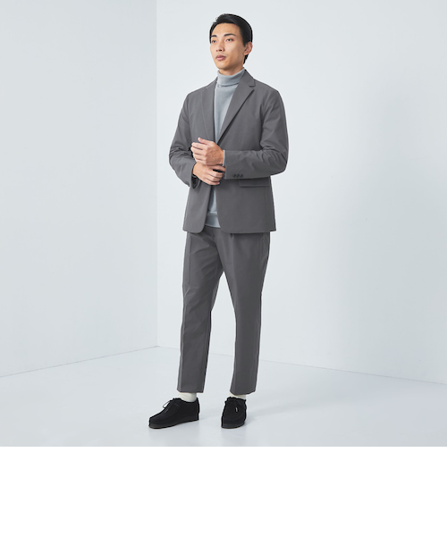 【未使用】1PIU1UGUALE3 エコ スエード アクティブ スラックス 6 未使用 1piu1uguale3 ウノピゥウ 6 ネイビー ECO SUEDE ACTIVE