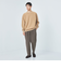 TRカルゼ 裏起毛 1プリーツ オルマイ パンツ -ウォッシャブル・ストレッチ-