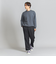 レトロ ツイル ノープリーツ ストレート パンツ