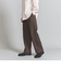 レトロ ツイル ノープリーツ ストレート パンツ