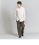 レトロ ツイル ノープリーツ ストレート パンツ