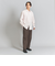 レトロ ツイル ノープリーツ ストレート パンツ
