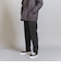 トリコチンツイル 1プリーツ テーパード パンツ ‐ウォッシャブル‐