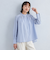 ヨークギャザー スタンド ブラウス