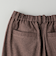 裏起毛ヘリンボーン タックワイドパンツ -ウォッシャブル-