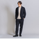 エコ フルフラン 1プリーツ テーパードパンツ‐ウォッシャブル セットアップ対応‐