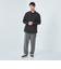 Morley ポリエステル 1プリーツ テーパードパンツ