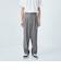 Morley ポリエステル 1プリーツ テーパードパンツ