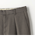 Morley ポリエステル 1プリーツ テーパードパンツ