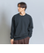 ジャカード ボーダー スウェットTシャツ