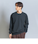 ジャカード ボーダー スウェットTシャツ