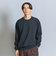 ジャカード ボーダー スウェットTシャツ