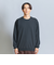 ジャカード ボーダー スウェットTシャツ