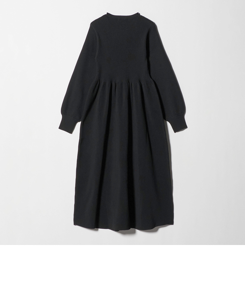 12ゲージ ギャザー リブニットワンピース ‐ウォッシャブル‐＜A DAY IN
