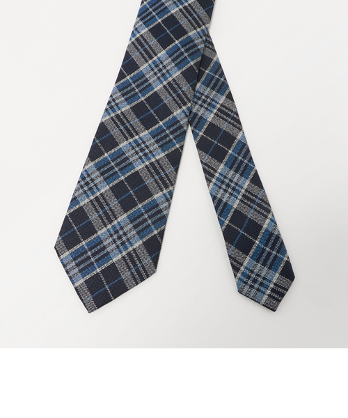 【未使用】UNITED ARROWS ユナイテッドアローズ　ネクタイ　チェック 未使用】UNITED ARROWS ユナイテッドアローズ ネクタイ チェック