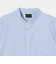 W/R オックス ストライプ バンドカラー 半袖 シャツ