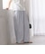 コットンナイロン ワイドタックパンツ -ウォッシャブル-