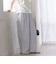 コットンナイロン ワイドタックパンツ -ウォッシャブル-