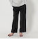 タックゴム ワイドストレート パンツ