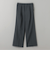 タックゴム ワイドストレート パンツ