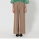 タックゴム ワイドストレート パンツ