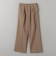 タックゴム ワイドストレート パンツ