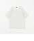 コットン ボーダー クルーネック Tシャツ