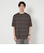 コットン ボーダー クルーネック Tシャツ