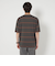 コットン ボーダー クルーネック Tシャツ