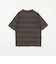 コットン ボーダー クルーネック Tシャツ