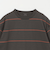 コットン ボーダー クルーネック Tシャツ