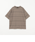コットン ボーダー クルーネック Tシャツ