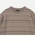 コットン ボーダー クルーネック Tシャツ