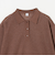 ＜CITEN＞シンプルニットポロシャツ