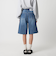 ＜CITEN＞バギーデニムハーフパンツ