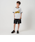 【別注】＜RUSSELL ATHLETIC＞プリント リンガーTシャツ 140cm-150cm