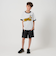 【別注】＜RUSSELL ATHLETIC＞プリント リンガーTシャツ 140cm-150cm