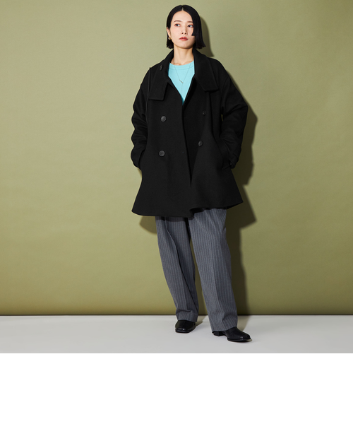 【極美品】ユナイテッドアローズ 千鳥格子 ステンカラーコート ダウンライナー付 4200024F0449_m1_a005.jpg