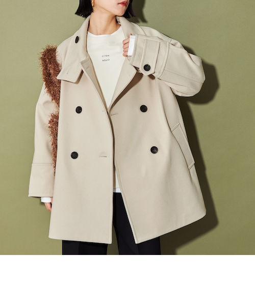 CITEN スタンドカラー　アウター　コート CITEN（シテン）の「＜CITEN＞スタンドカラー ロングコート（その他
